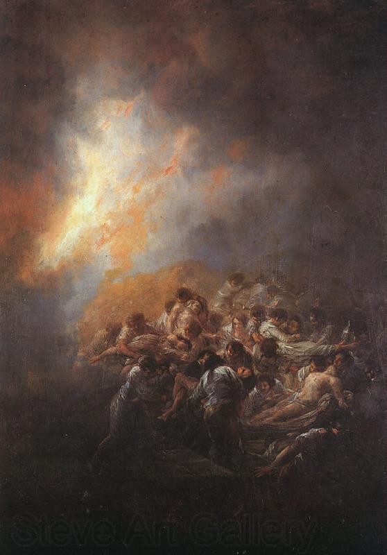 Francisco de Goya The Fire Germany oil painting art
